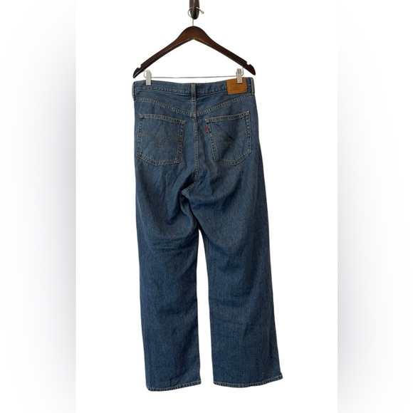 Women’s High Loose Levi’s Jeans‎ Size 31  Wide Leg Y2K 90’s Inspired Medium Wash - Picture 4 of 11